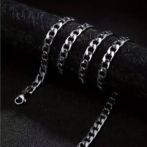 19.69” Cuban Style Stainless Steel Chain